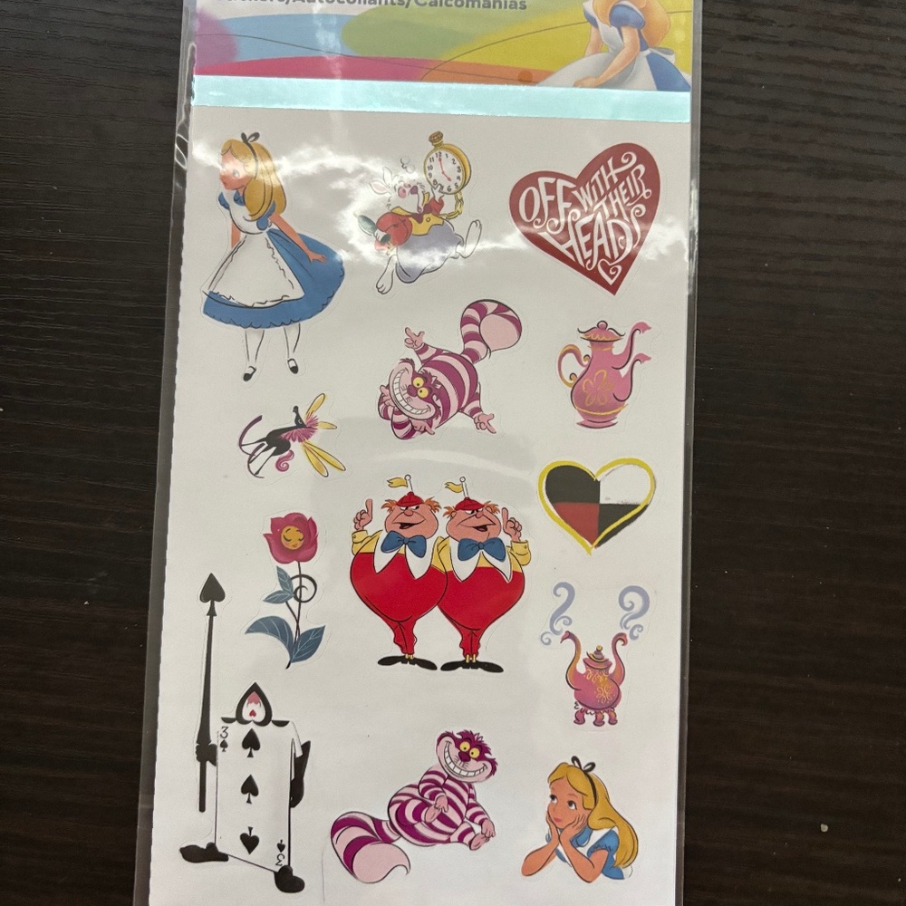 Alice and wonderland stickers